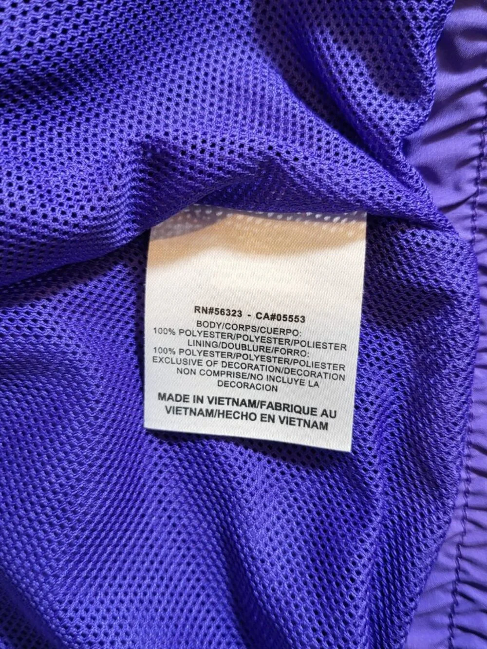 Vintage Y2K Nike‎ Silver Tag Youth Girls Track Jacket - Vivid Grape (348842-500)